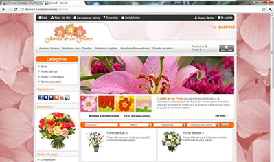 Tienda virtual de arreglos florales